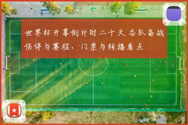 世界杯开幕倒计时二十天 各队备战伤停与赛程、门票与转播看点