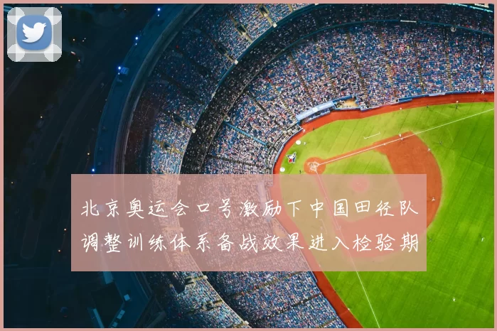 北京奥运会口号激励下中国田径队调整训练体系备战效果进入检验期